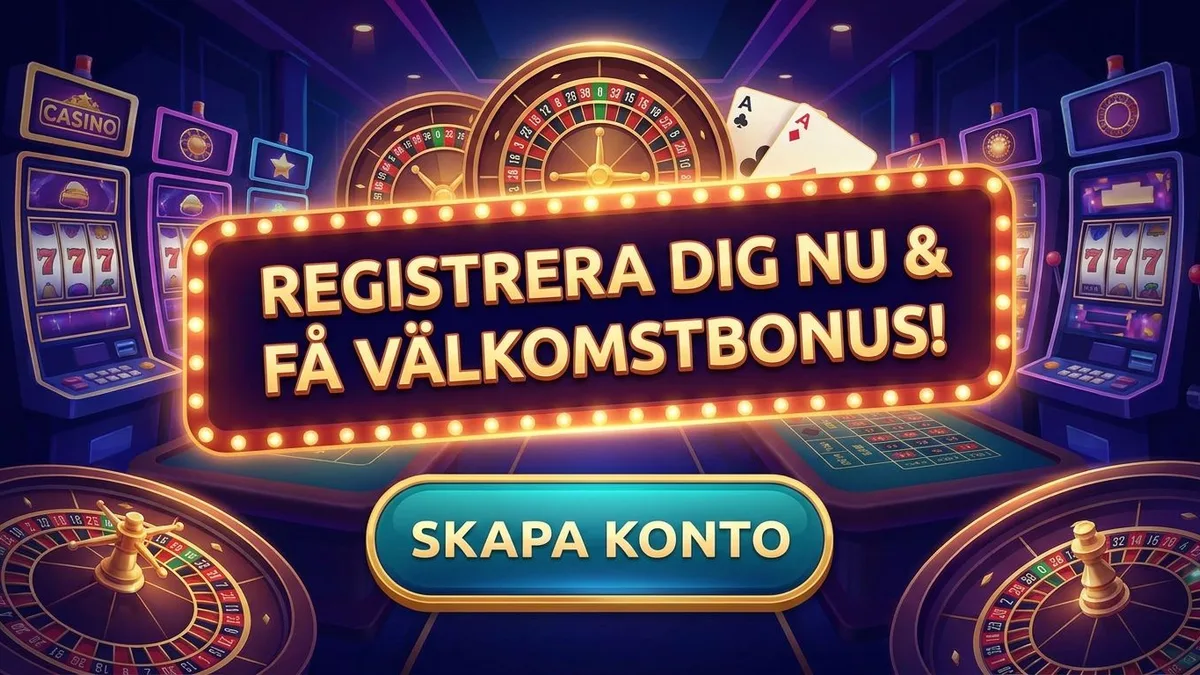Registrera dig med bonus